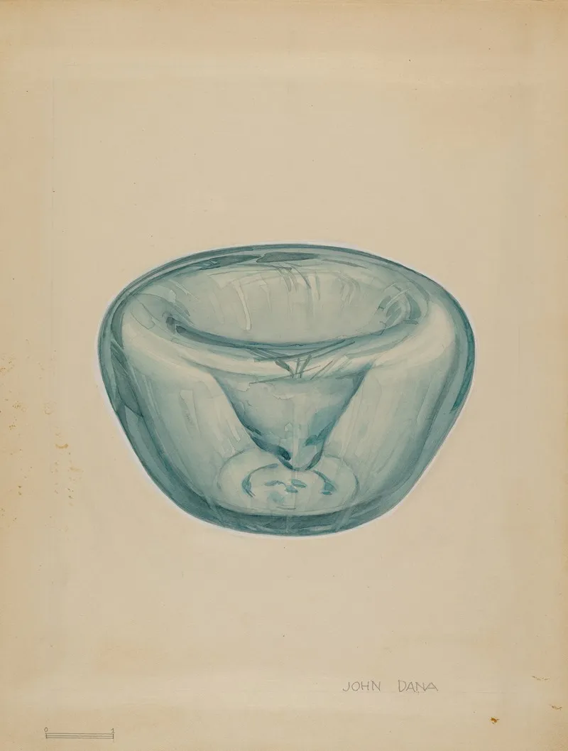 Sponge Cup by John Dana - Canvas Print