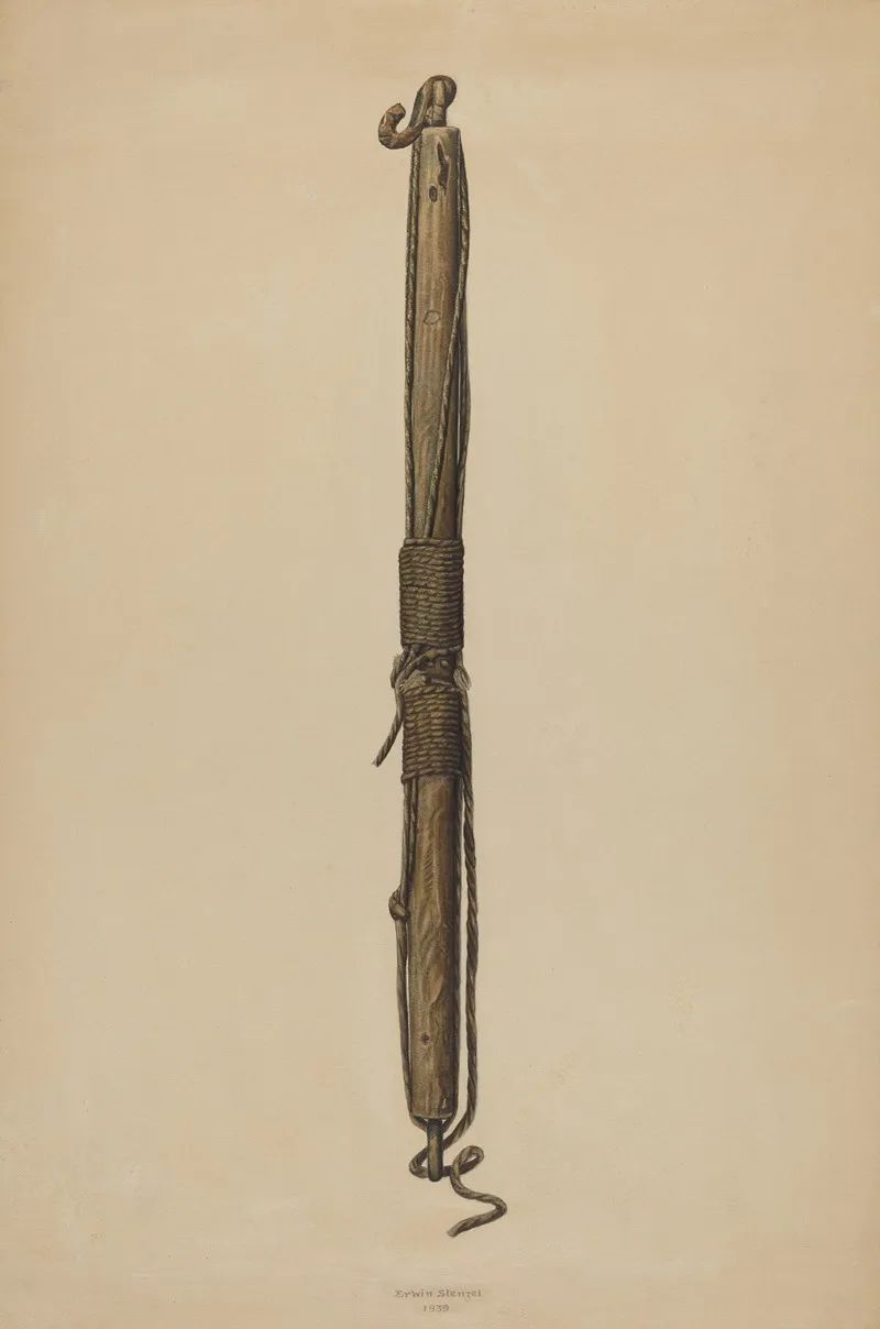 Spreader For Schooner Rigging by Erwin Stenzel - Canvas Print