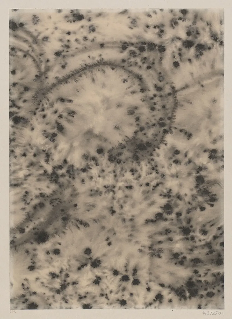 Sprenkelpapier 11 by F. Svoboda - Canvas Print