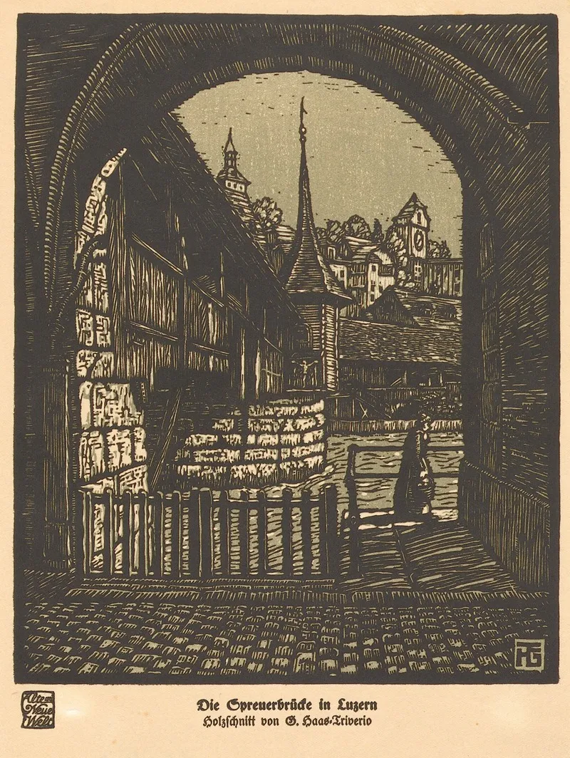 Spreuerbrucke In Luzern
