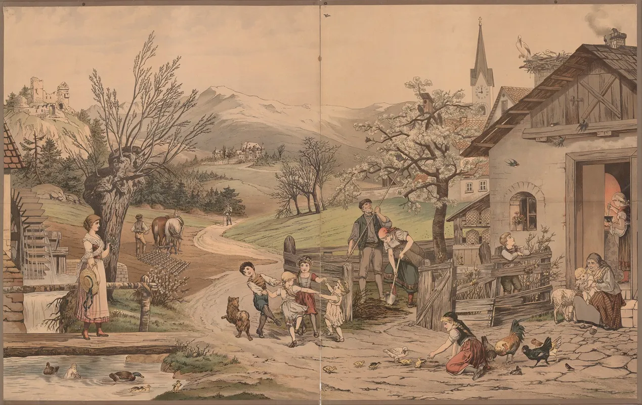 Spring 91 by Ed Hölzel - Canvas Print