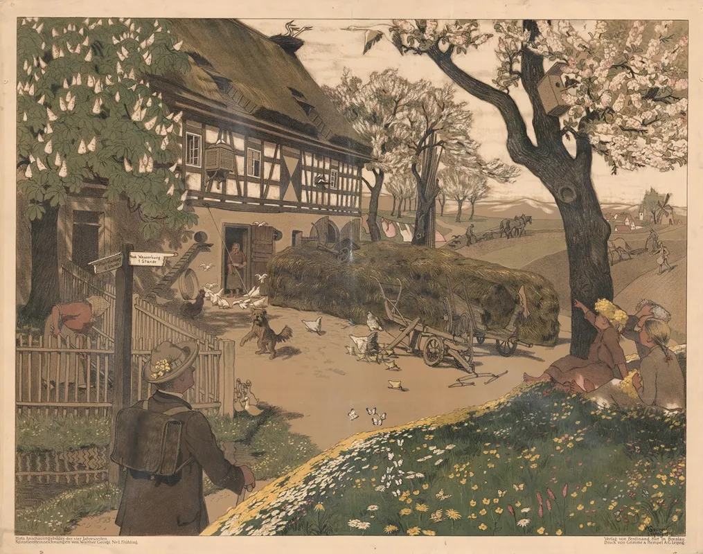 Spring 97 by Walther Georgi - Canvas Print