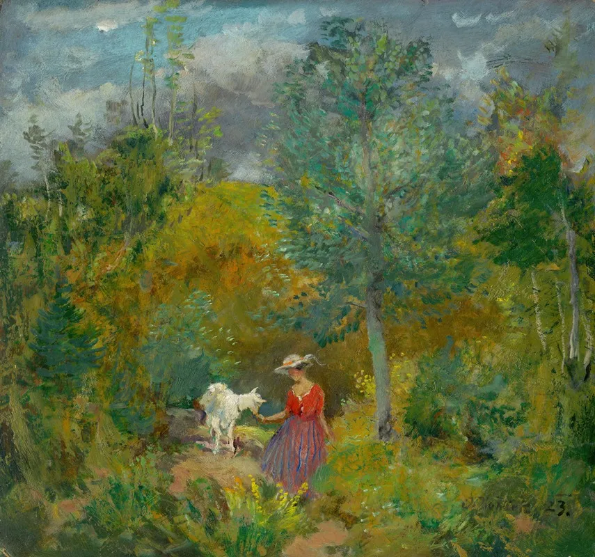 Spring Forest by Oldřich Blažíček - Canvas Print