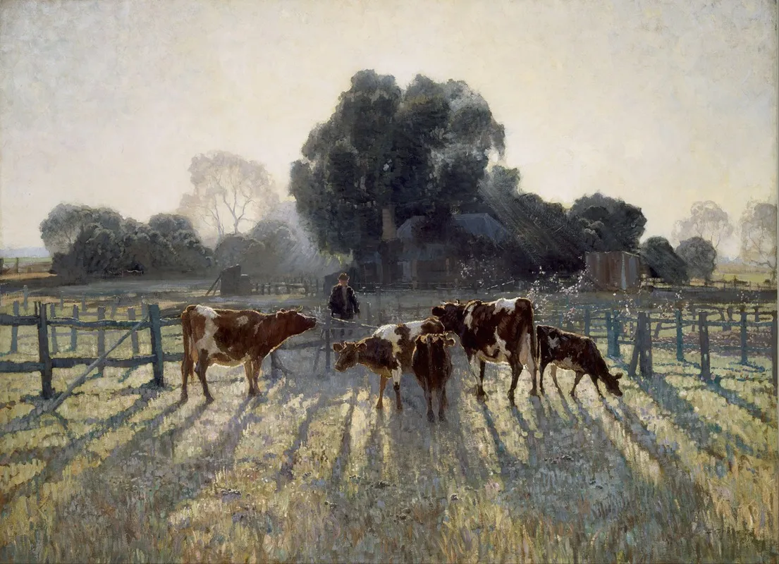 Spring Frost by Elioth Gruner - Canvas Print