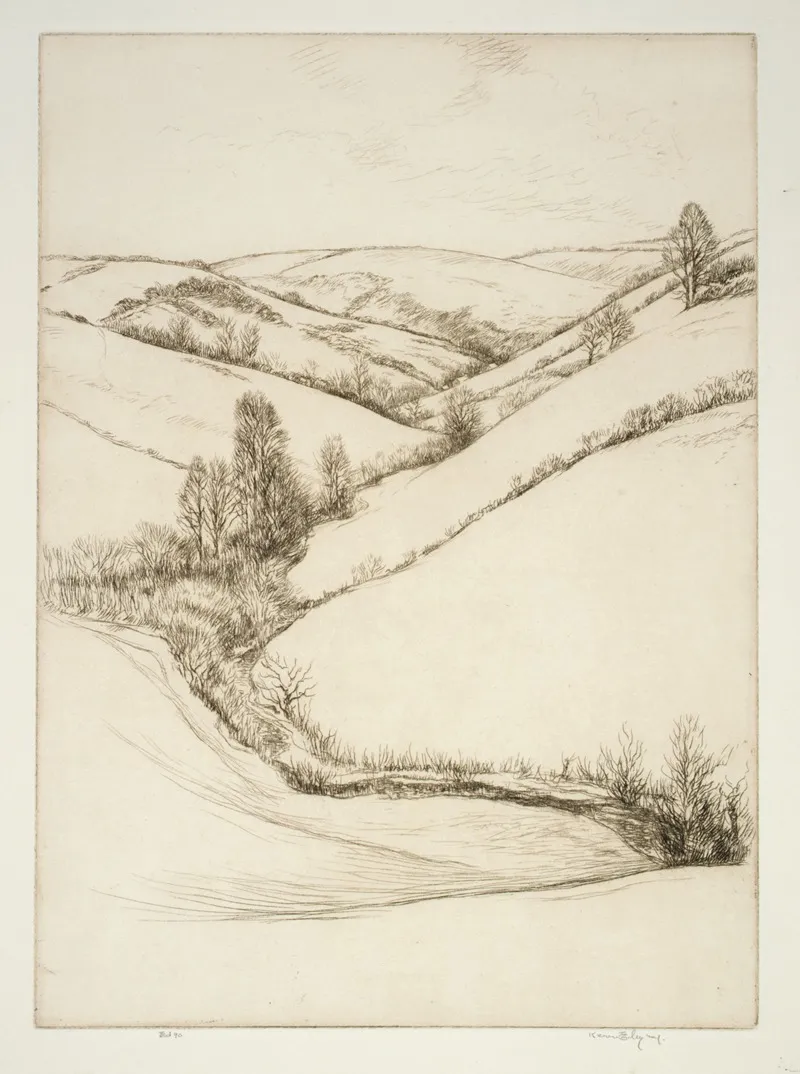 Spring In Cornwall by Kerr Eby - Canvas Print