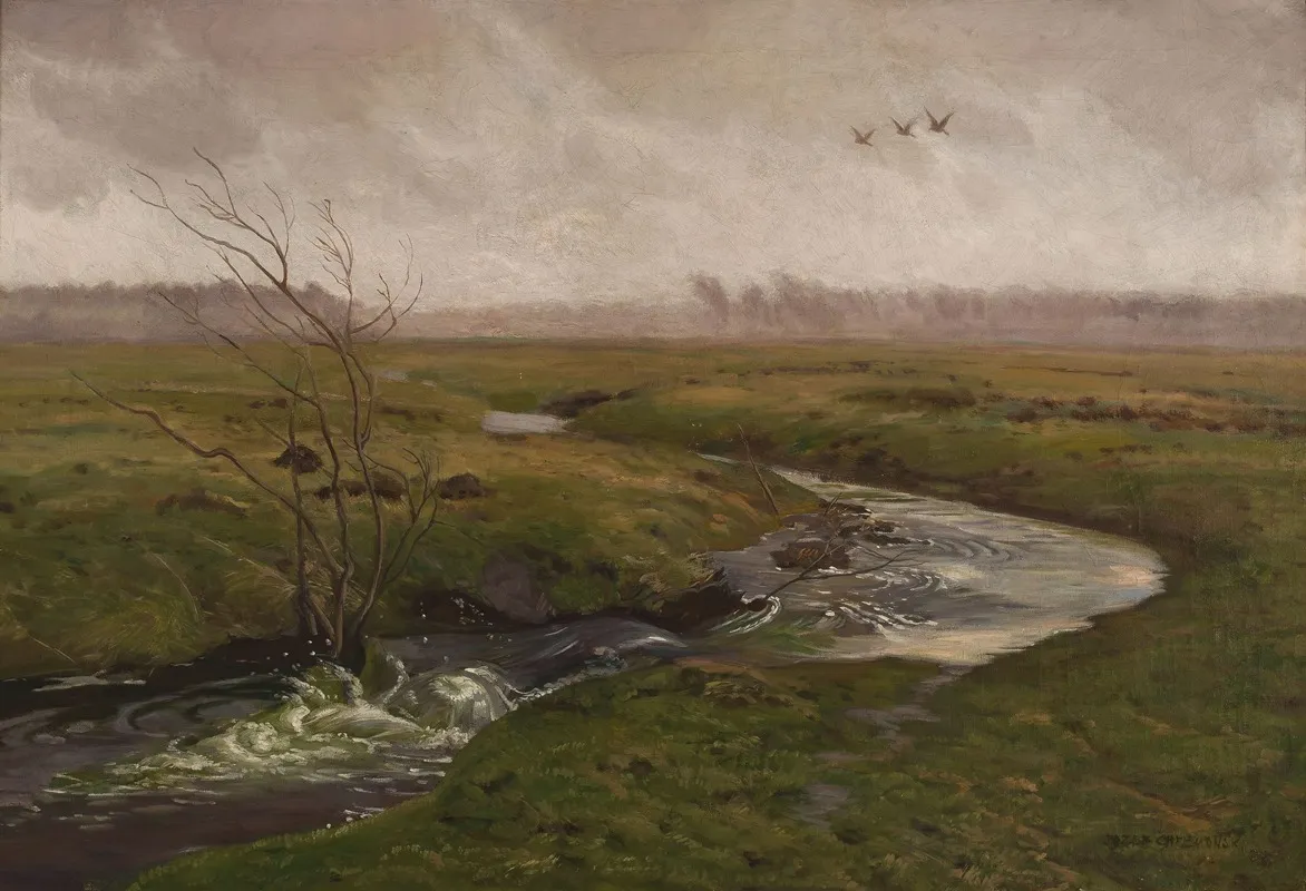 Springtime 16 by Jozef Chelmonski - Canvas Print