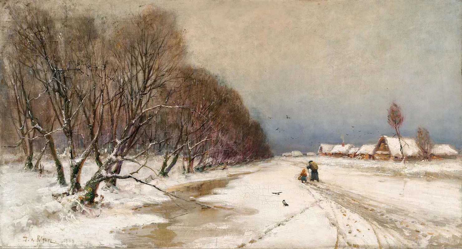 Springtime 23 by Julius Sergius Klever - Canvas Print