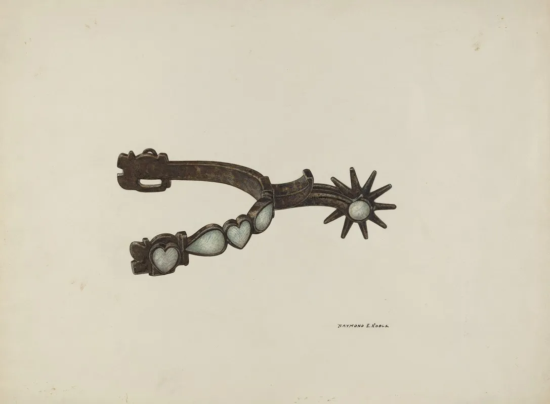 Spur 57 by Raymond E. Noble - Canvas Print