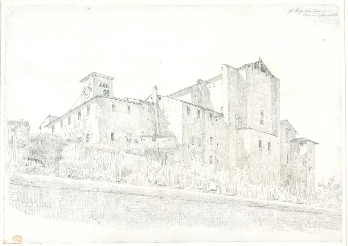 Ss Quattro Coronati by Jørgen Roed - Canvas Print