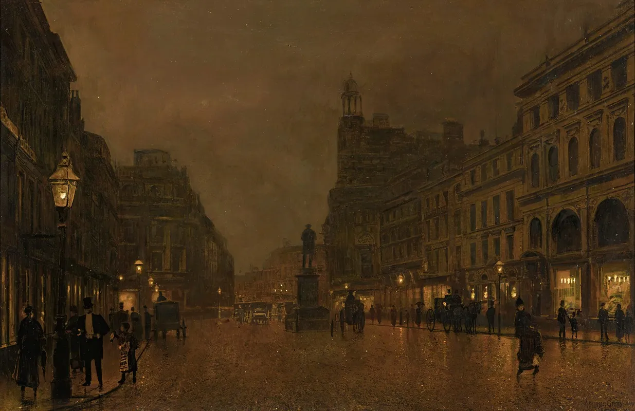 St Annes Square And Exchange Manchester