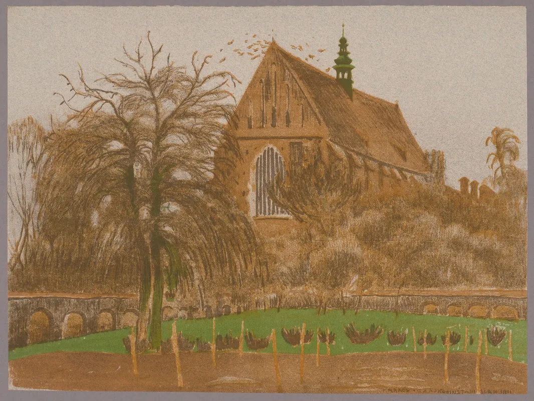 St Catherines Church by Stanisław Czajkowski - Canvas Print