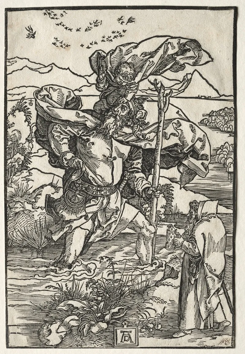 St Christopher With The Birds