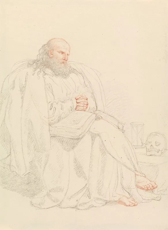 St Jerome Meditating