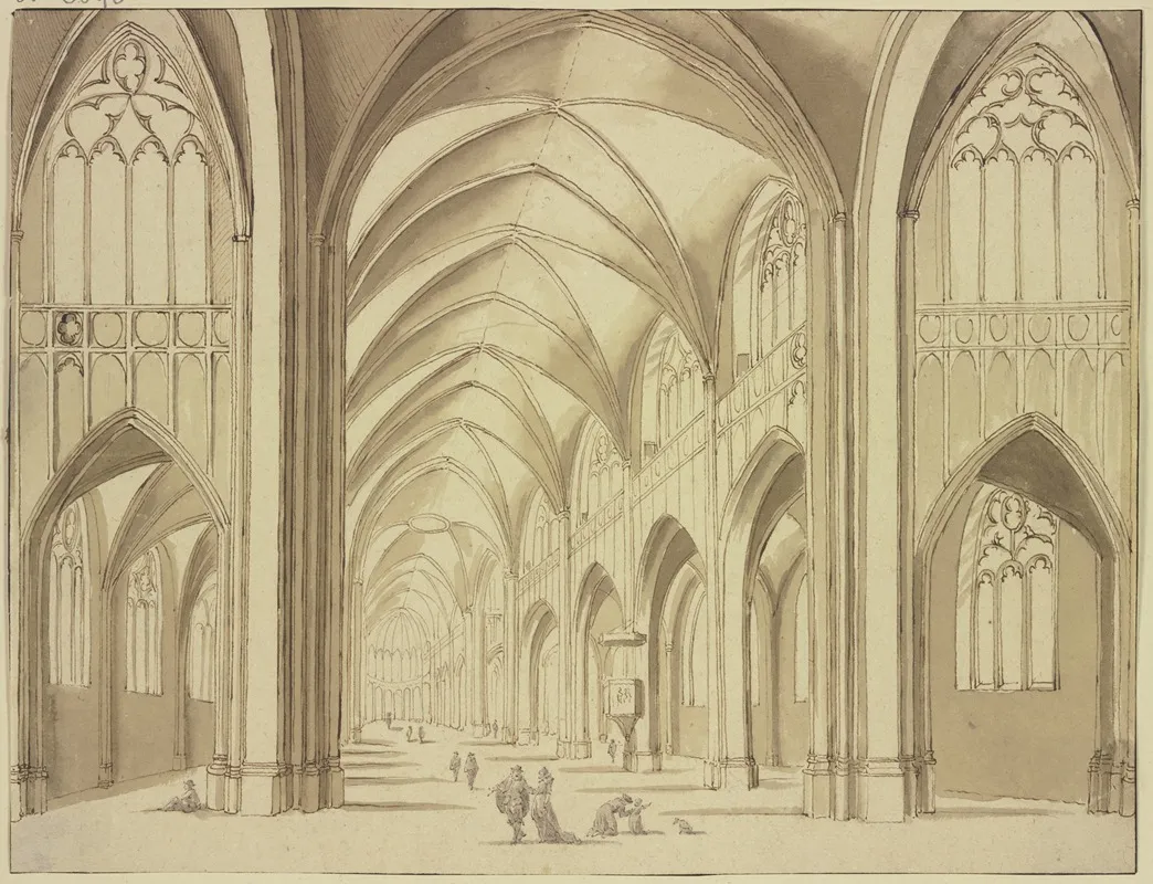 St Marienkirche Zu Utrecht Von Innen