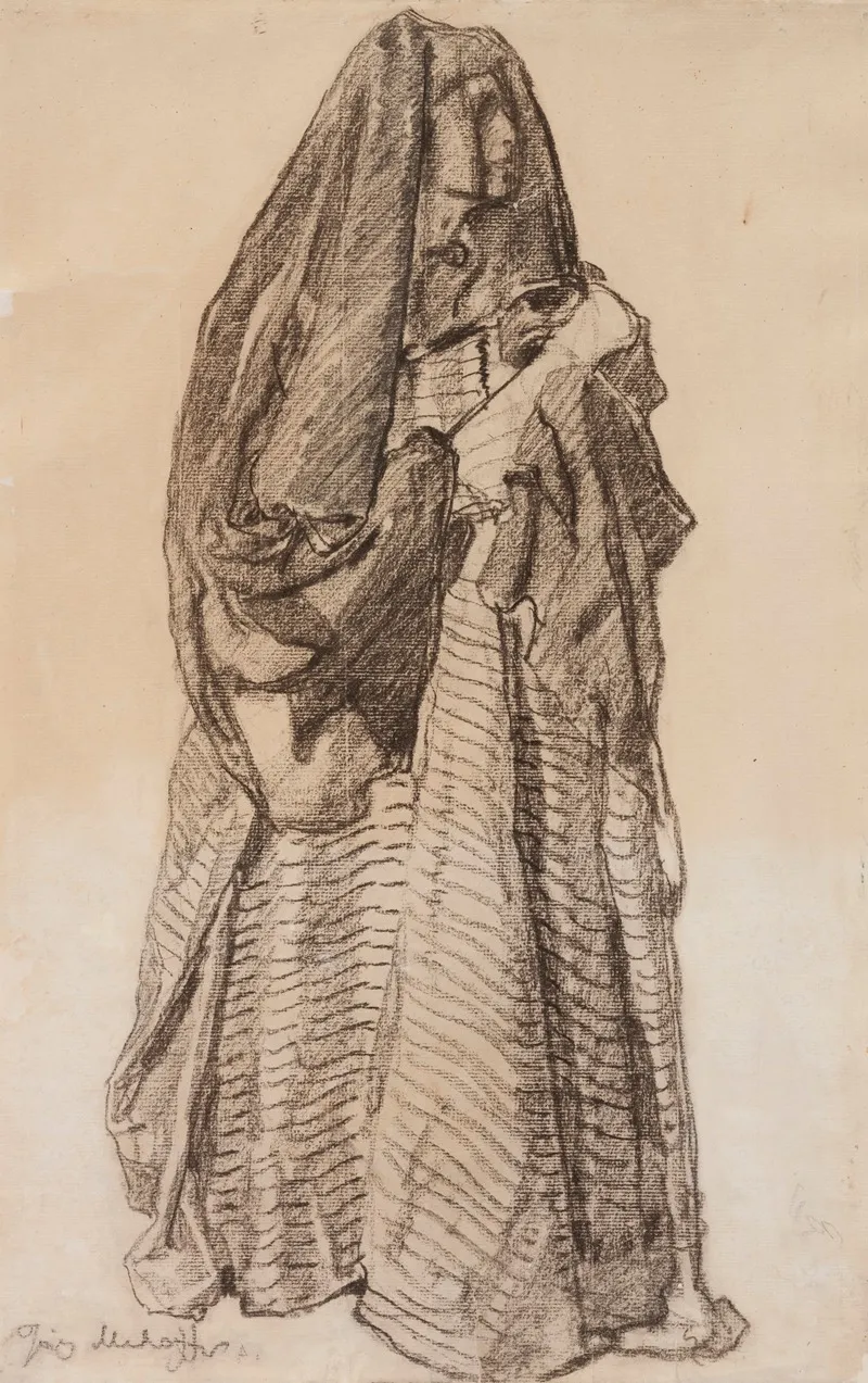 St Mary Magdalene 2 by Józef Mehoffer - Canvas Print