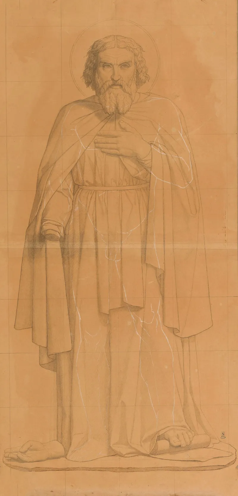 St Maximus by Victor André Jacques Orsel - Canvas Print