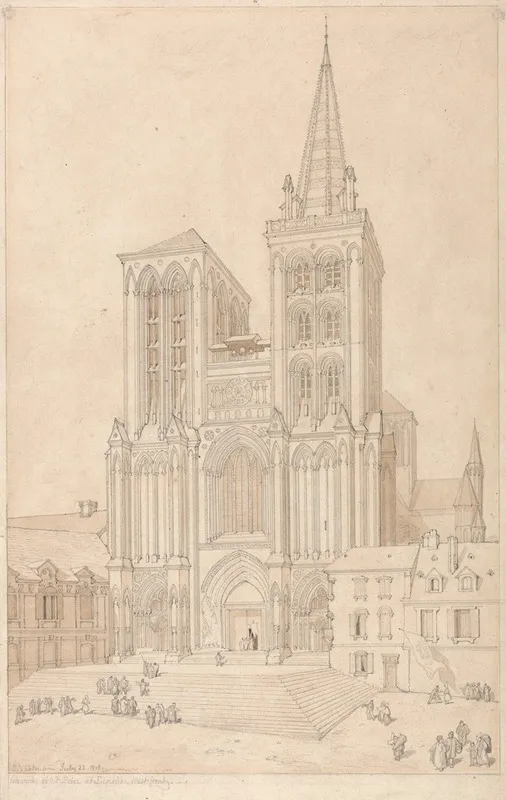 St Peter At Lisieux Normandy West Front