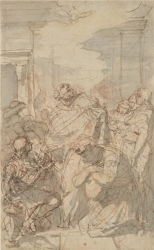 St Peter Baptizing Cornelius Acts 10 44 48