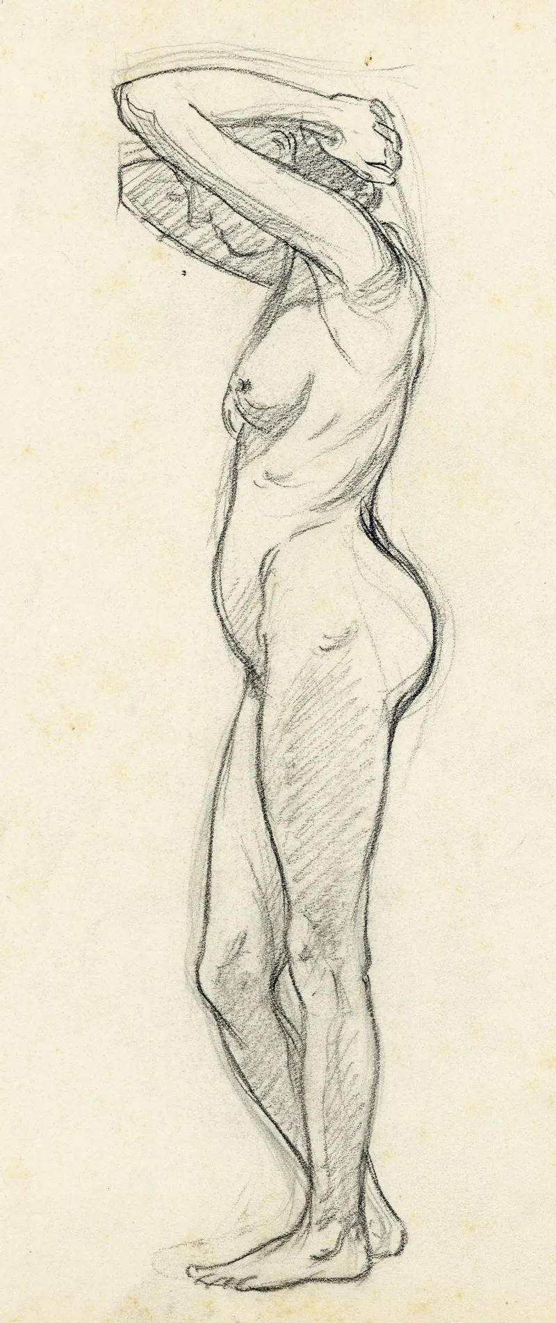 Staande Figuur 28 by Albert Daenens - Canvas Print