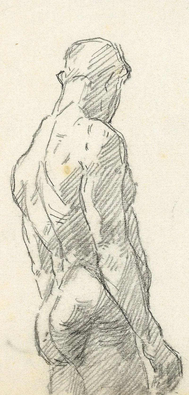 Staande Figuur 33 by Albert Daenens - Canvas Print