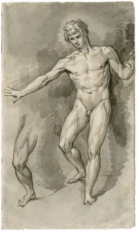 Staande Naakte Jongeling