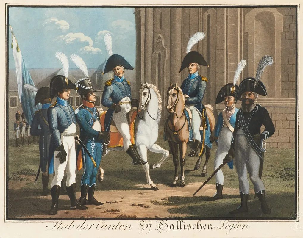 Stab Der Canton St Gallischen Legion