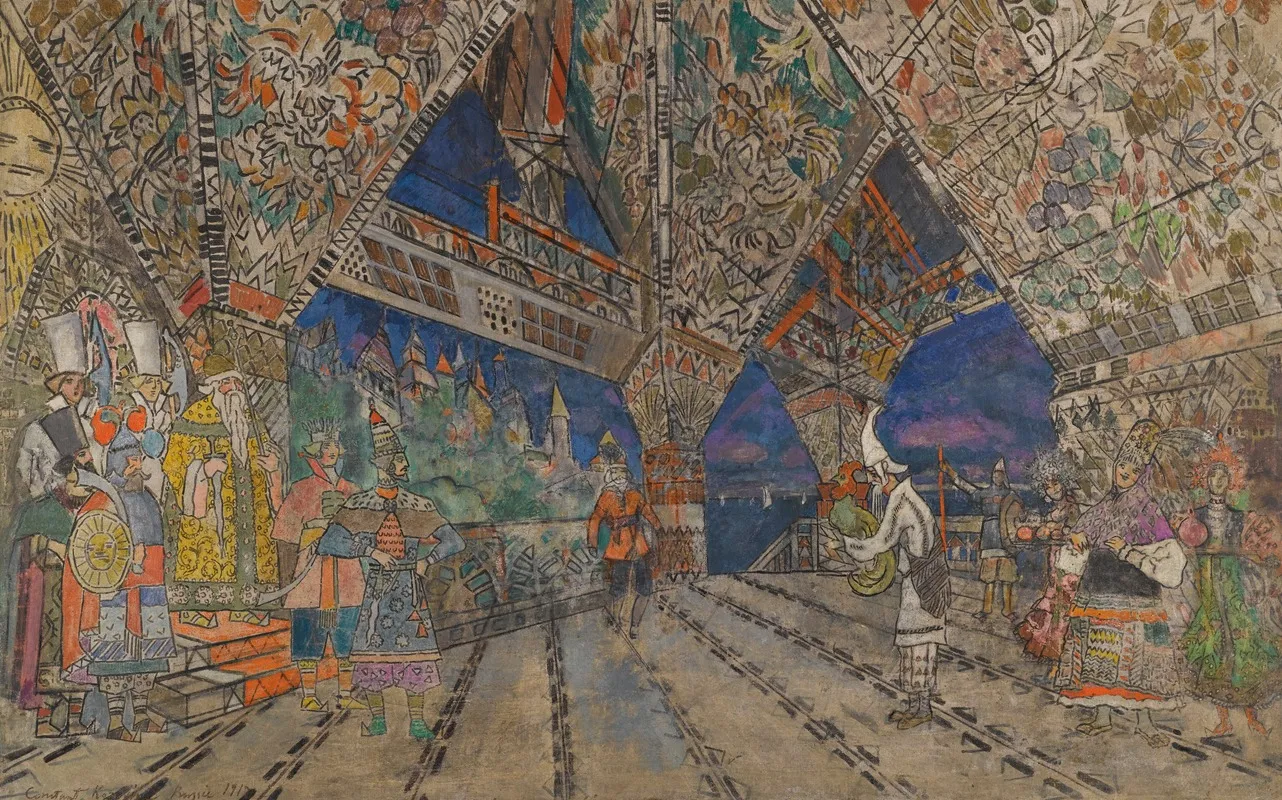 Stage Design For Le Coq Dor