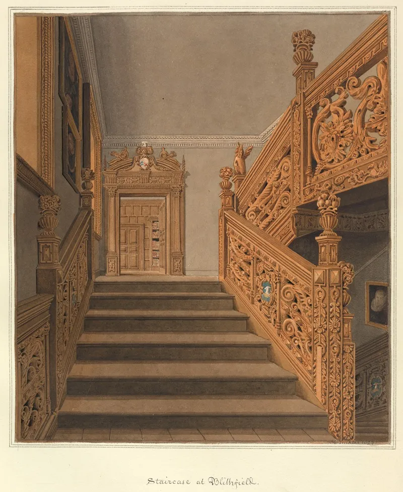 Staircase At Blithfield