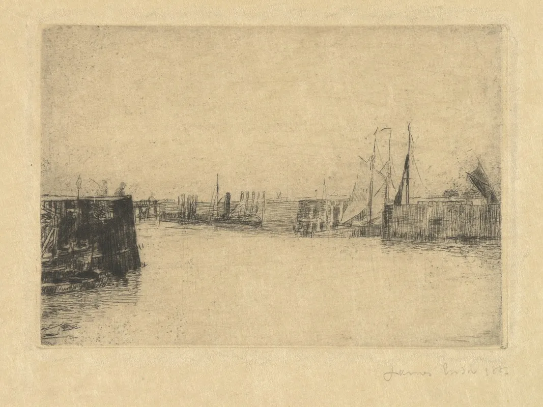 Staketsel Pier Te Oostende by James Ensor - Canvas Print