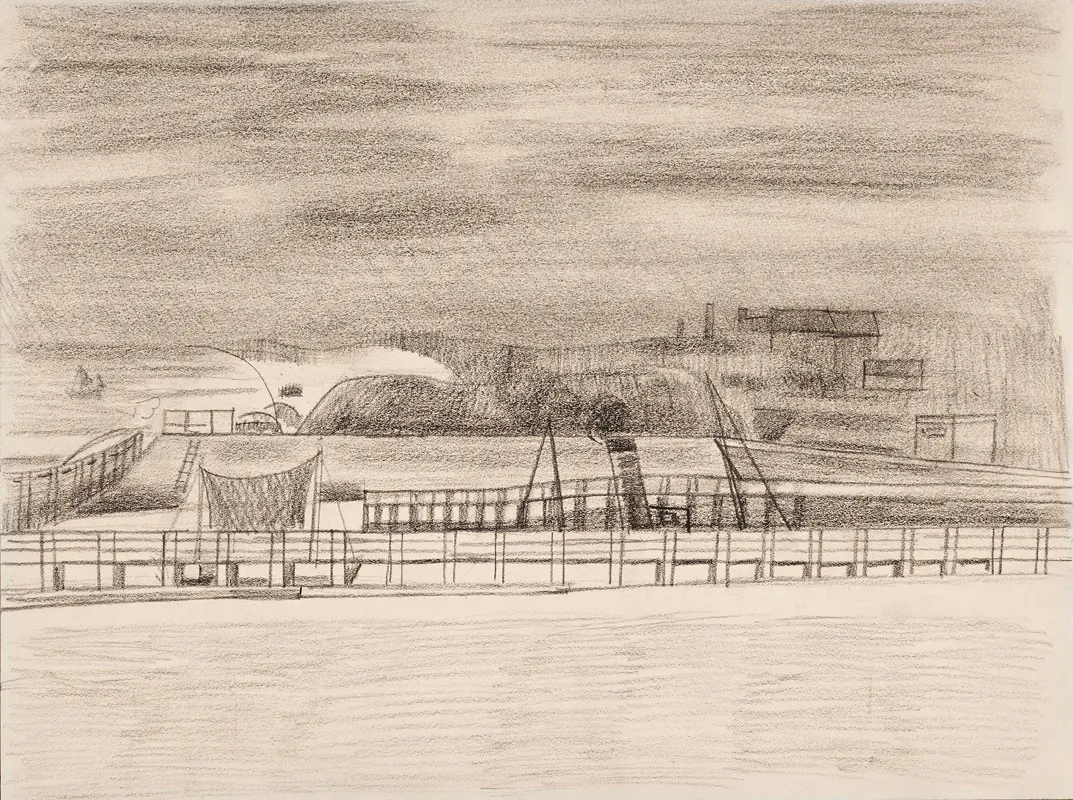 Staketsel by Jean Brusselmans - Canvas Print