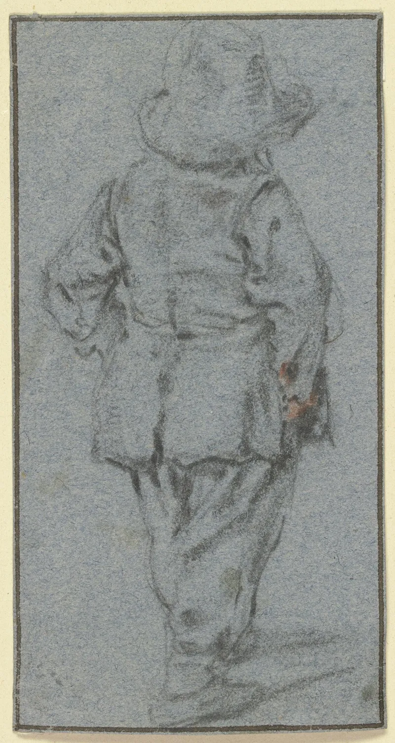 Standing Boy From Behind