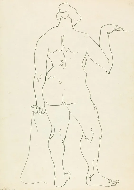 Standing Female Figure 2 by Henri Gaudier-Brzeska - Canvas Print