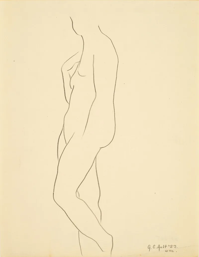 Standing Female Figure 5 by George Copeland Ault - Canvas Print