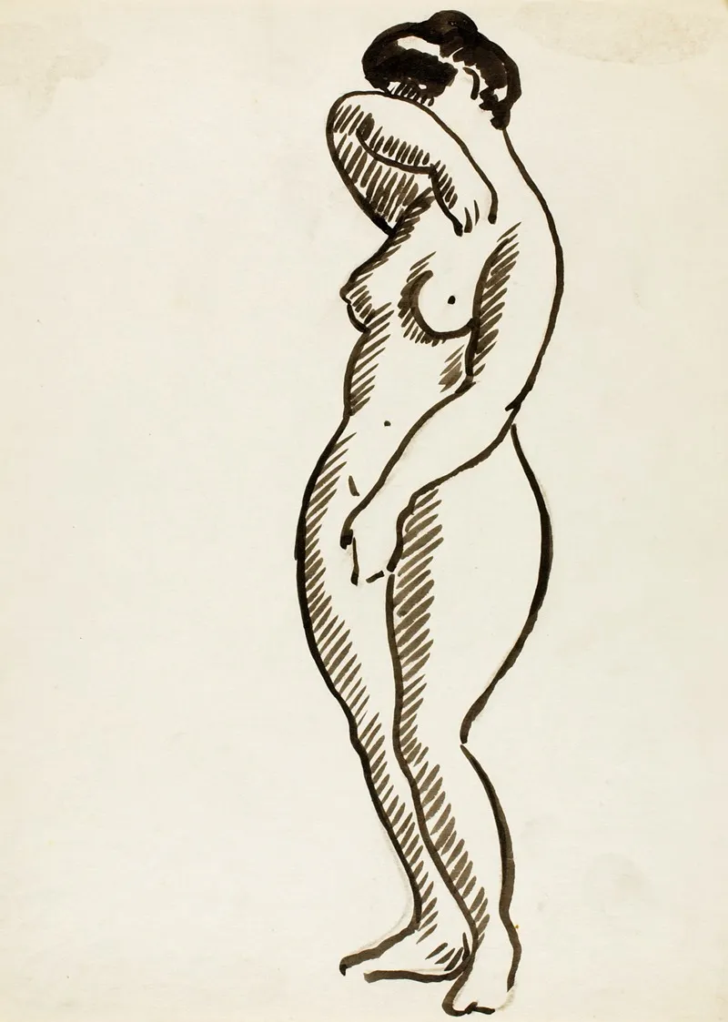 Standing Female Nude 31