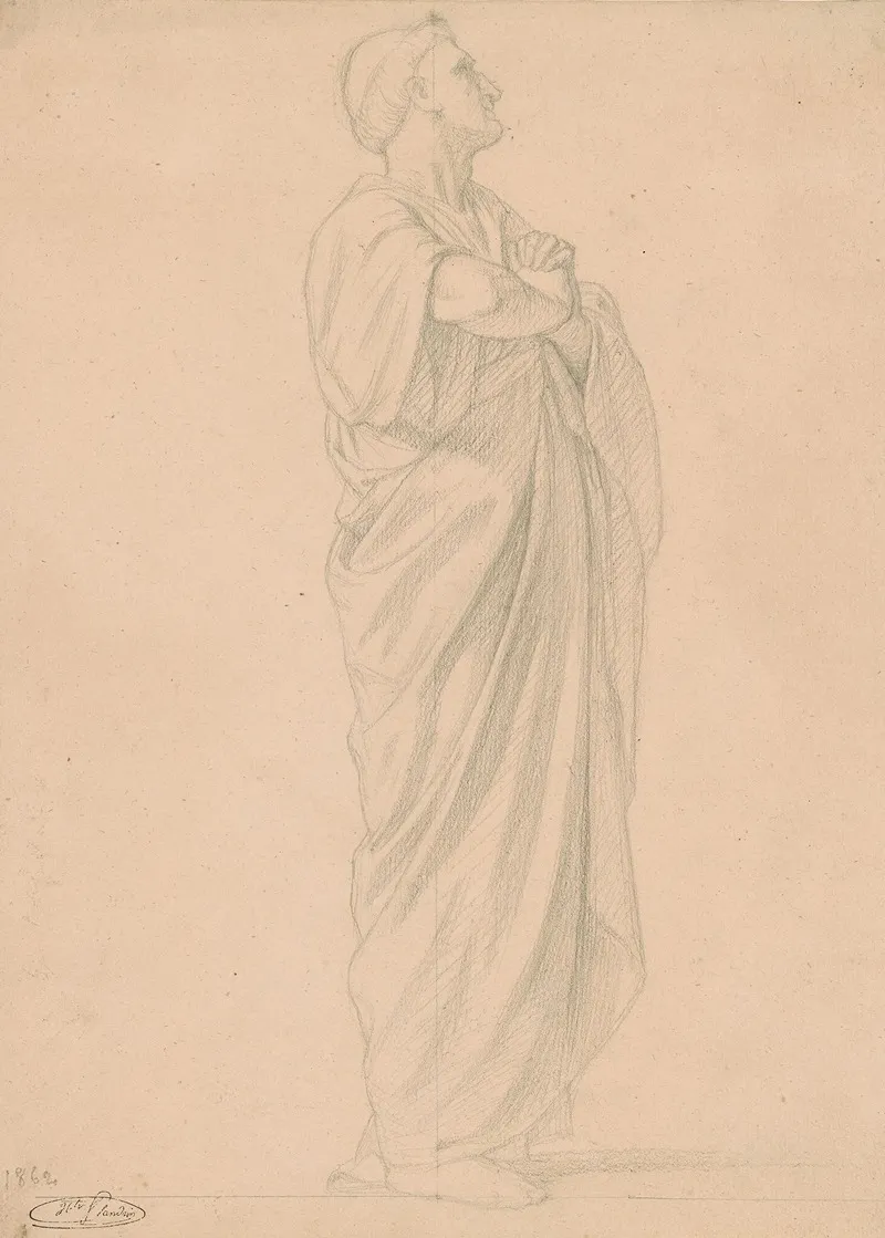 Standing Figure With Hands Clasped