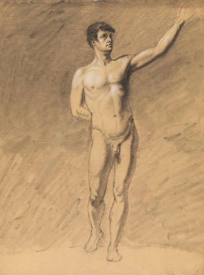 Standing Male Nude 36