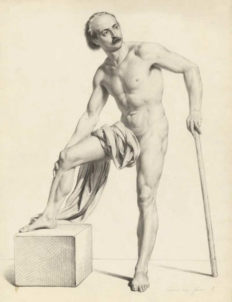 Standing Male Nude 39