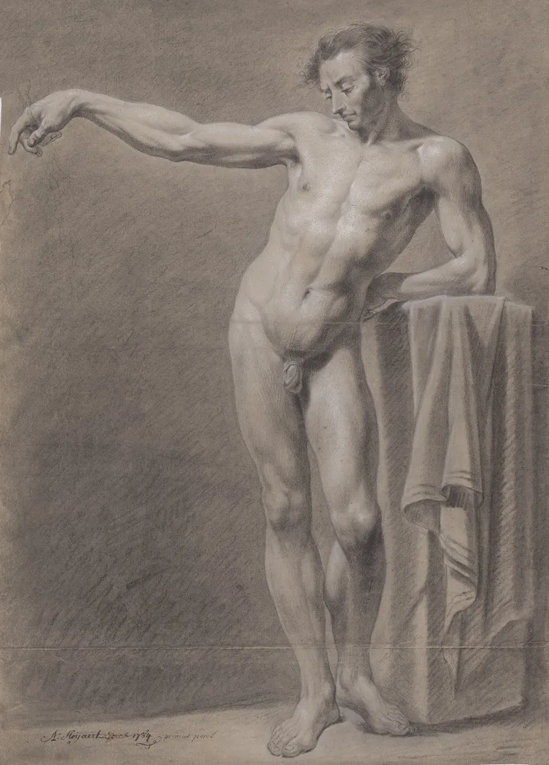 Standing Male Nude 40