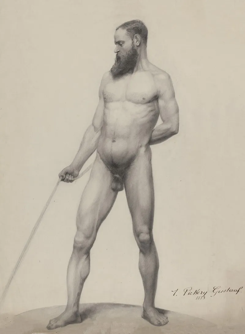 Standing Male Nude 57