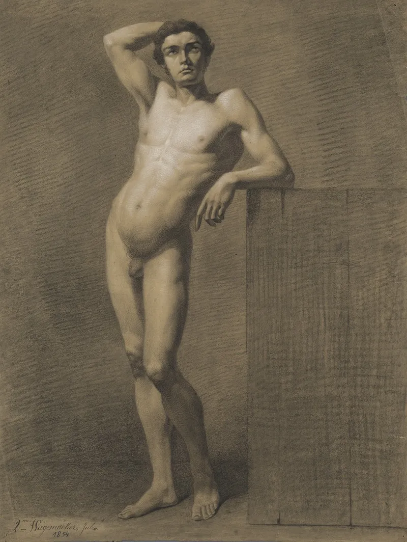 Standing Male Nude 65