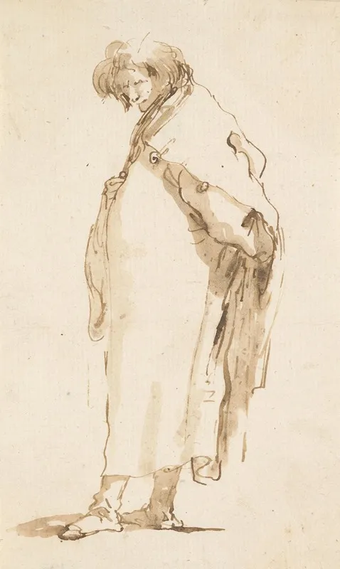 Standing Man Turned To The Left
