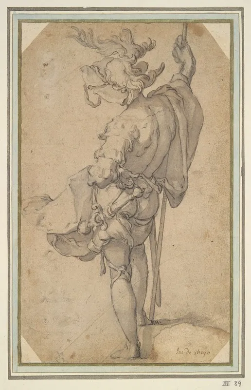 Standing Soldier by Abraham Bloemaert - Canvas Print