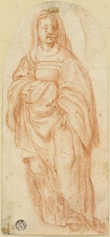 Standing Woman 7 by After Andrea del Sarto - Canvas Print