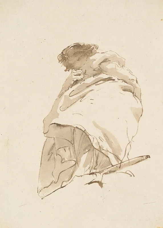 Standing Woman Turned To The Left