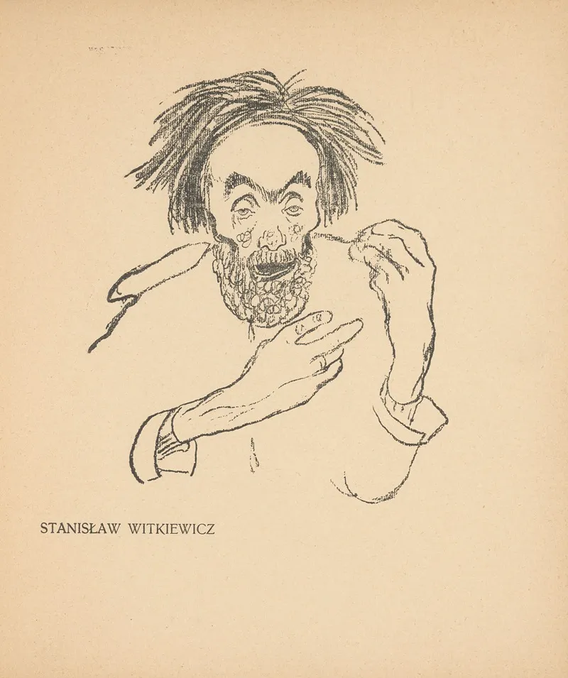 Stanislaw Witkiewicz by Kazimierz Sichulski - Canvas Print