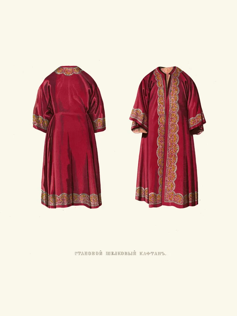 Stanovoi Shelkovyi Kaftan Izobrazhenie 1