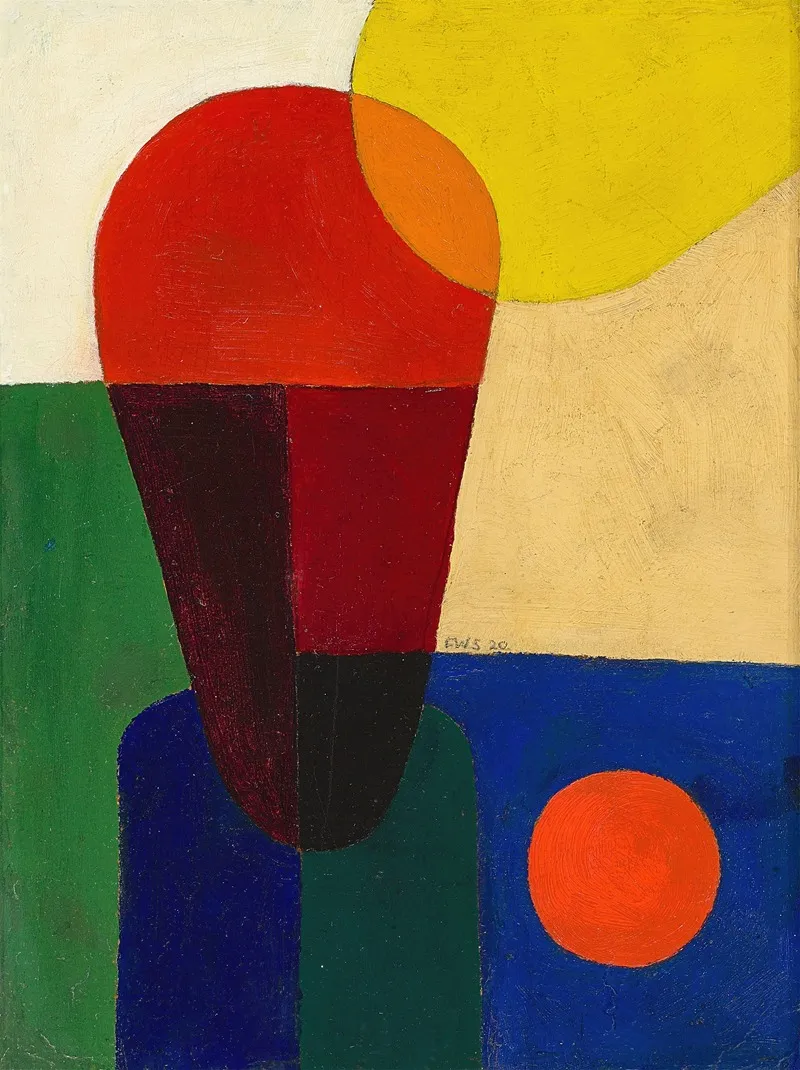 Stark Abstrahierte Halbfigur