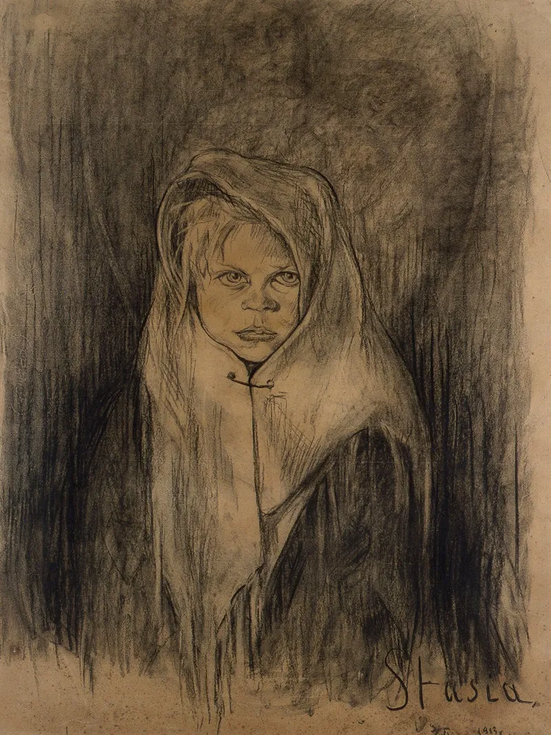 Stasia by Stanisław Ignacy Witkiewicz - Canvas Print