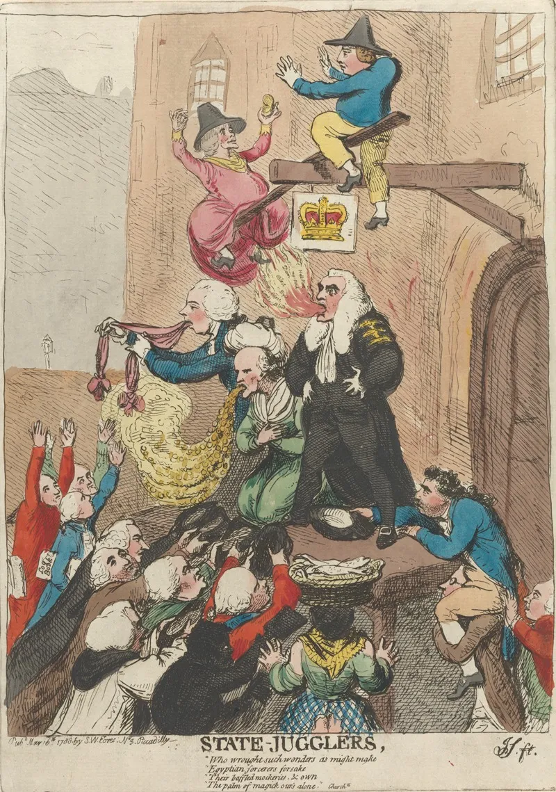 State Jugglers by James Sayers - Canvas Print