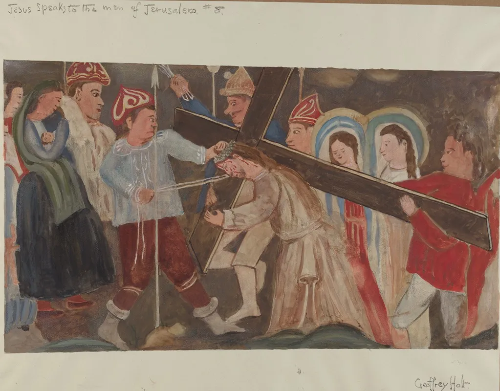 Station Of The Cross No 8 Jesus Speaks To The Women Of Jerusalem
